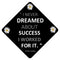 Dreamed About Success Grad Cap Tassel Topper - Tassel Toppers - Professionally Decorated Grad Caps