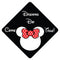 Minnie Mouse Grad Cap Tassel Topper - Tassel Toppers - Professionally Decorated Grad Caps