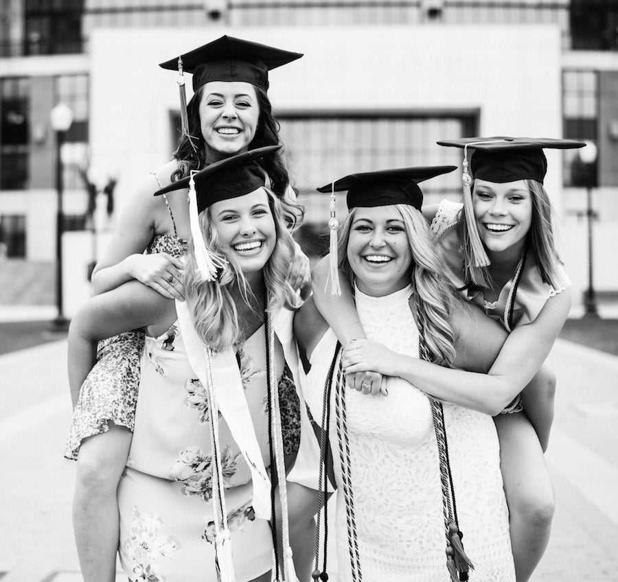 6 Chic Graduation Cap Ideas for Sorority Sisters