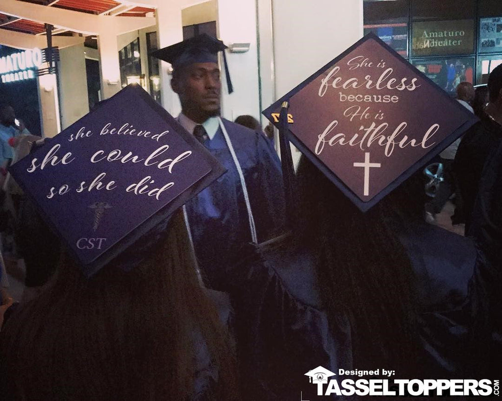8 Psalms Grad Cap Ideas That Give Thanks to The Big Man Upstairs