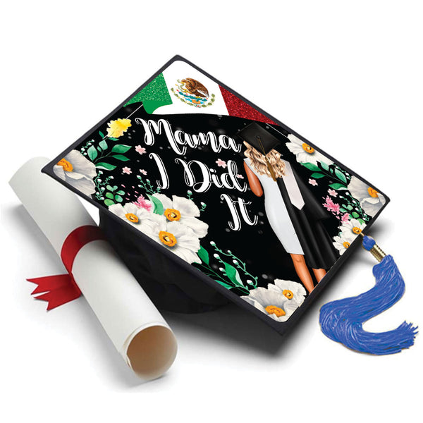 Momma Did IT Grad Cap Tassel Topper - Tassel Toppers - Professionally Decorated Grad Caps