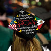 Mexican Nurse Flag Grad Cap Topper - Tassel Toppers - Professionally Decorated Grad Caps