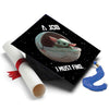 Mandalorian Grad Cap Tassel Topper - Tassel Toppers - Professionally Decorated Grad Caps