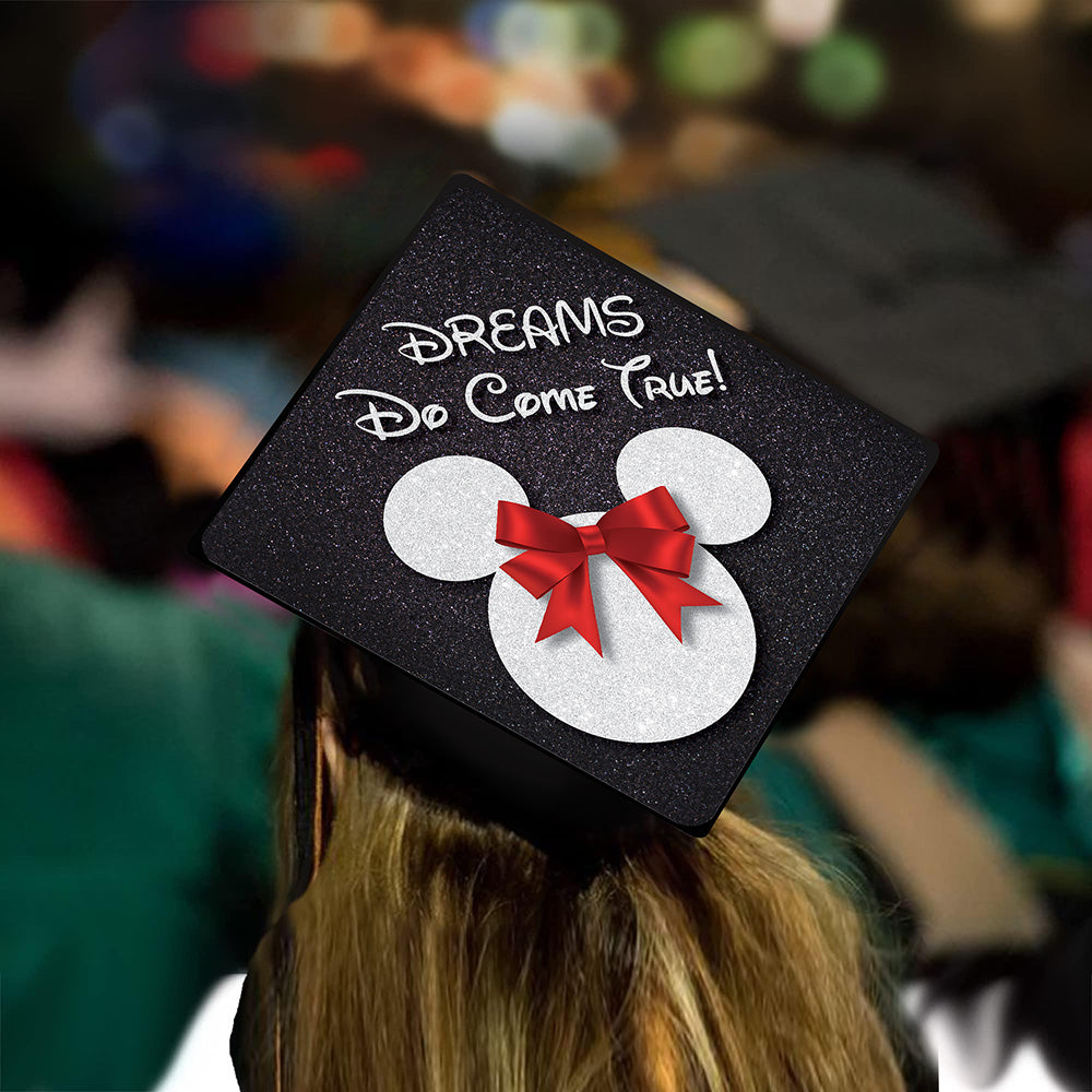 Minnie Mouse Grad Cap Tassel Topper - Tassel Toppers - Professionally Decorated Grad Caps