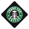 Thank You Coffee Grad Cap Topper - Starbucks Theme Topper - Tassel Toppers - Professionally Decorated Grad Caps