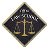 Law School Grad Cap Tassel Topper - Tassel Toppers - Professionally Decorated Grad Caps