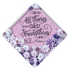 Philippians 4:13 Grad Cap Tassel Topper - Tassel Toppers - Professionally Decorated Grad Caps