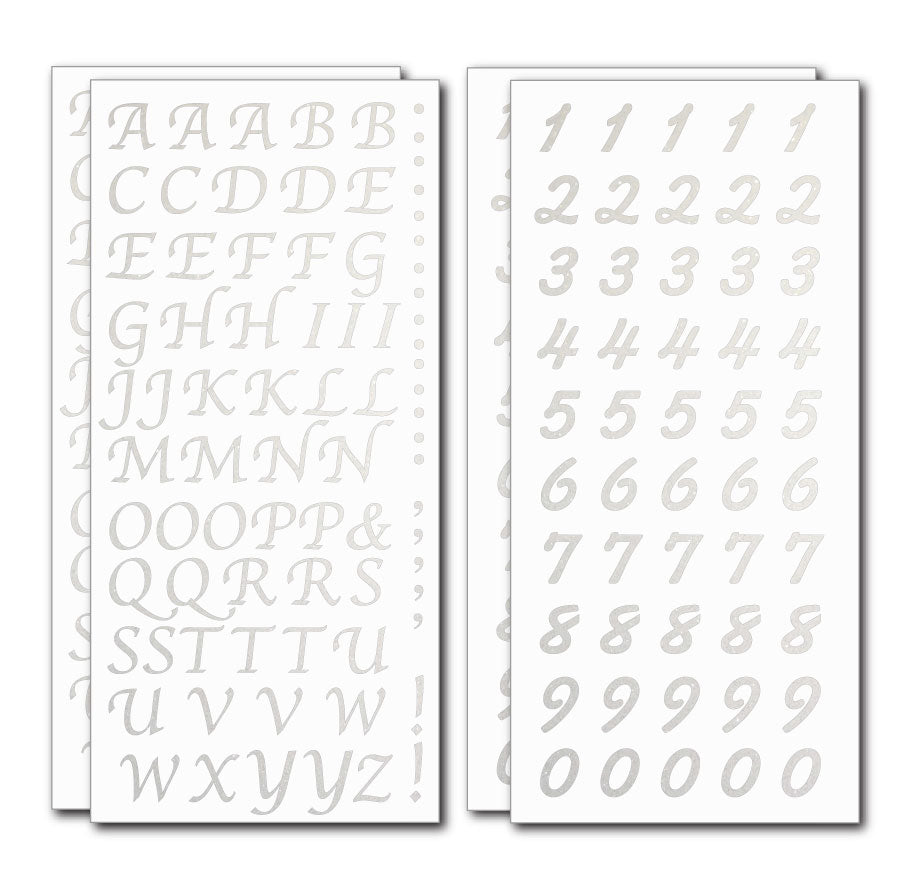 Peel and Stick Glitter Alphabet Letter  and Number Stickers for Grad Cap - Assorted Colors - Tassel Toppers - Professionally Decorated Grad Caps
