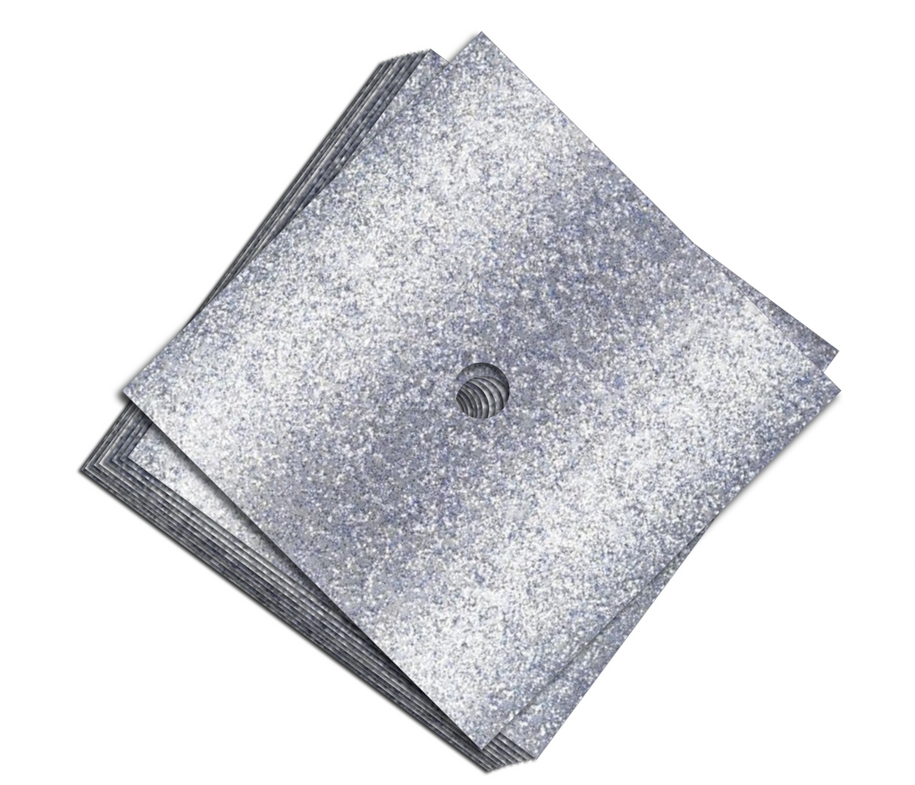 Glitter Heavyweight Premium Construction Card Stock for Grad Caps, 5 Sheets, DIY Grad Cap Decorations - Tassel Toppers - Professionally Decorated Grad Caps