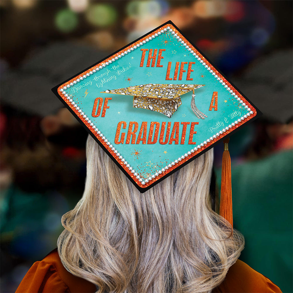 Taylor Swift - Life of a Showgirl Grad Cap Tassel Topper - Tassel Toppers - Professionally Decorated Grad Caps