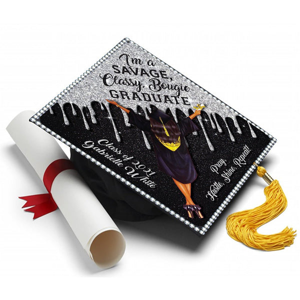Design Assistance Grad Cap Tassel Topper, Class of 2026, Graduation Gifts - Tassel Toppers - Professionally Decorated Grad Caps