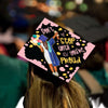 Don't Stop Until Your Proud Queen Grad Cap Topper, Class of 2026, Graduation Gifts - Tassel Toppers - Professionally Decorated Grad Caps