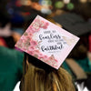 Fearless Because He is Faithful Grad Cap Topper, Class of 2026, Graduation Gifts - Tassel Toppers - Professionally Decorated Grad Caps