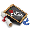 Future Teacher Grad Cap Tassel Topper, Class of 2026, Graduation Gifts - Tassel Toppers - Professionally Decorated Grad Caps