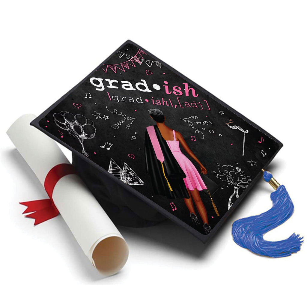 Gradish Grad Cap Topper, Class of 2026, Graduation Gifts - Tassel Toppers - Professionally Decorated Grad Caps