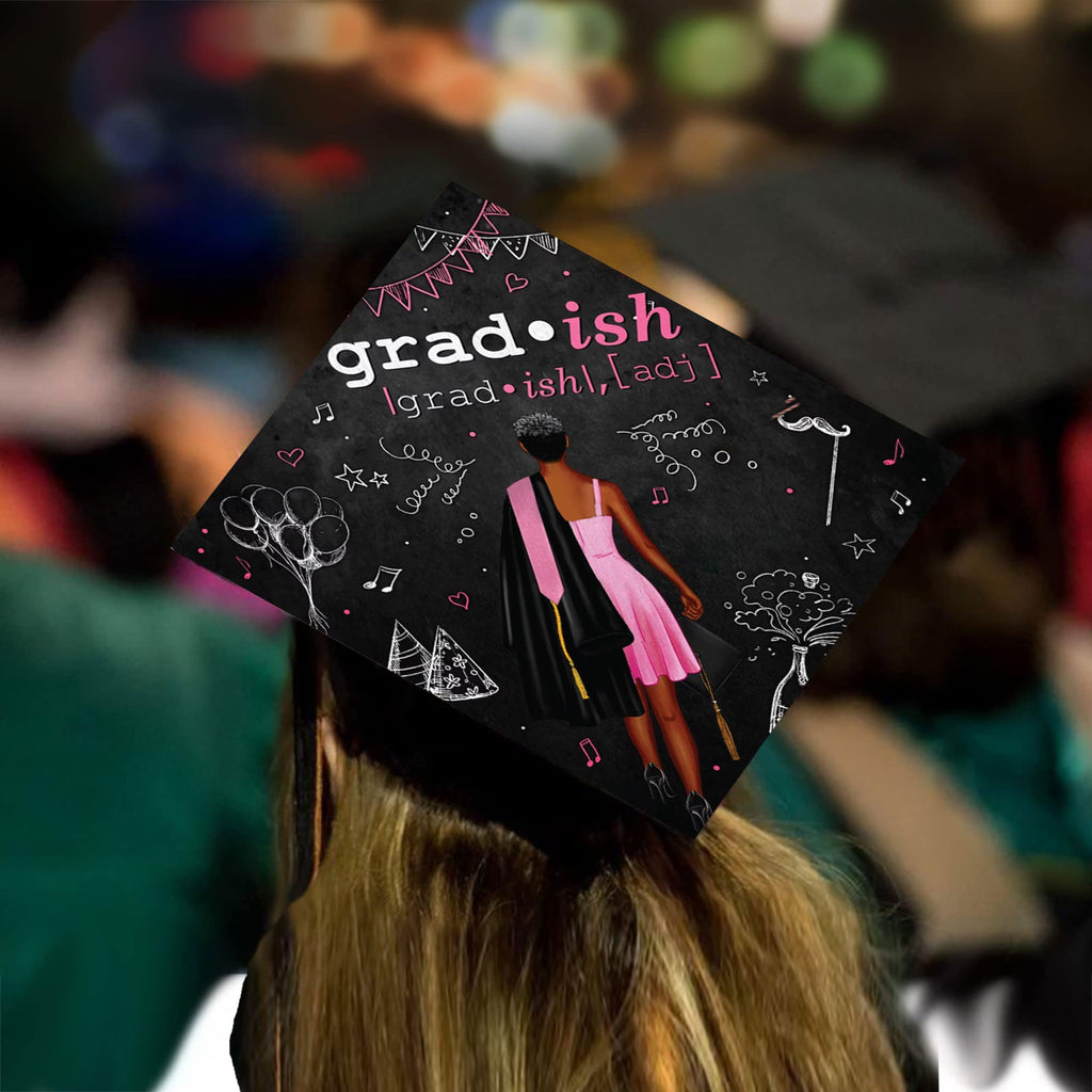 Gradish Grad Cap Topper, Class of 2026, Graduation Gifts - Tassel Toppers - Professionally Decorated Grad Caps