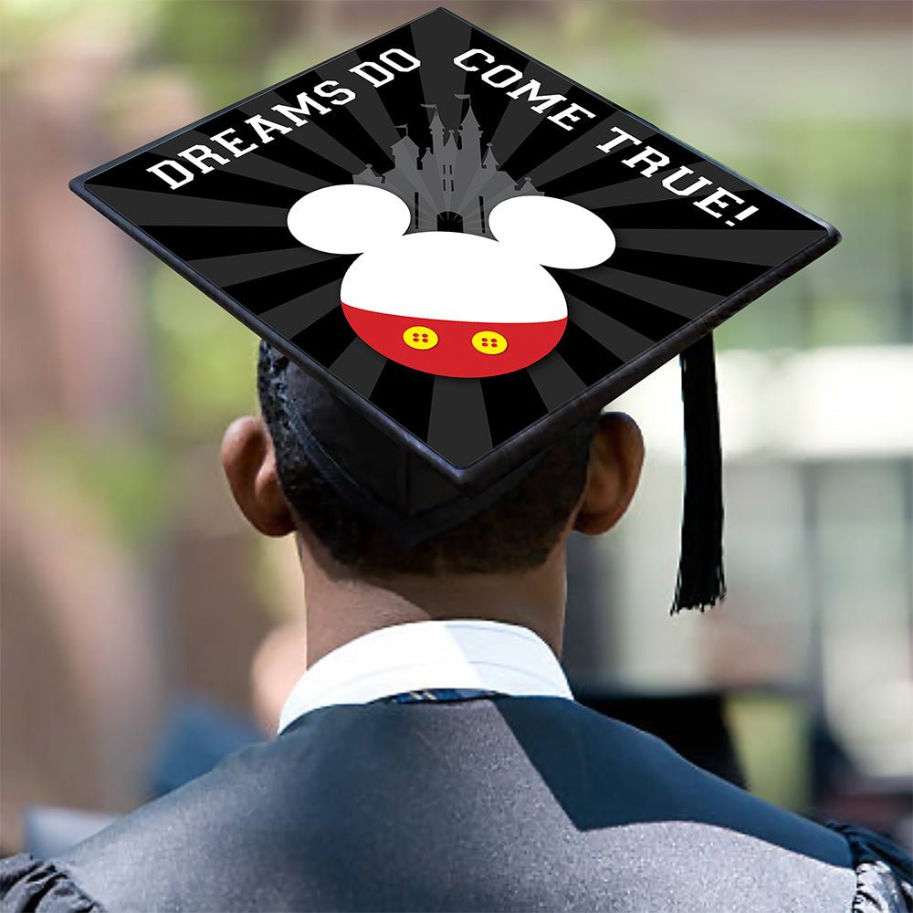 Mickey Mouse Grad Cap Tassel Topper, Class of 2026, Graduation Gifts - Tassel Toppers - Professionally Decorated Grad Caps