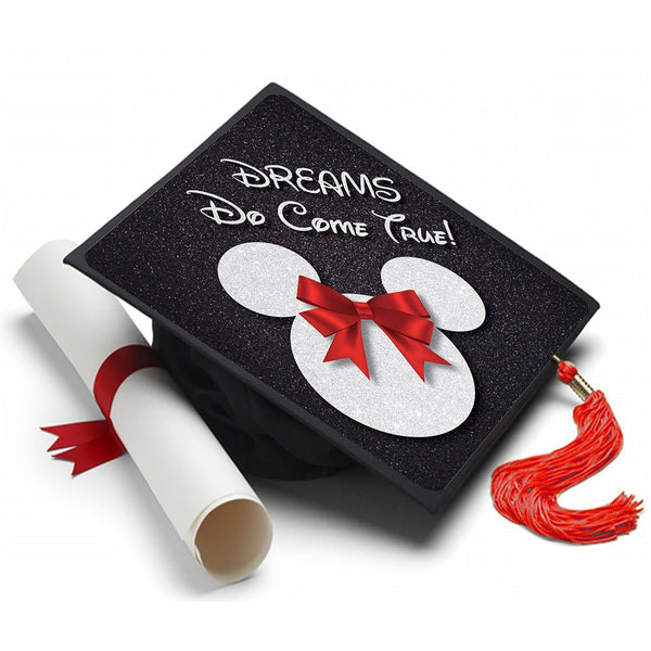 Minnie Mouse Grad Cap Tassel Topper, Class of 2026, Graduation Gifts - Tassel Toppers - Professionally Decorated Grad Caps