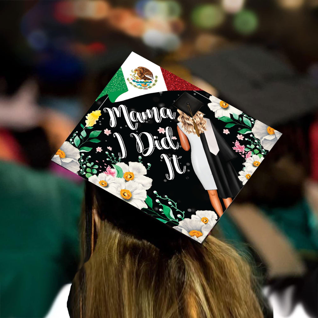 Momma Did IT Grad Cap Tassel Topper, Class of 2026, Graduation Gifts - Tassel Toppers - Professionally Decorated Grad Caps