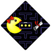 Pac Man - Ms. Grad Cap Tassel Topper, Class of 2026, Graduation Gifts - Tassel Toppers - Professionally Decorated Grad Caps