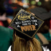 Pain to Power Grad Cap Tassel Topper, Class of 2026, Graduation Gifts - Tassel Toppers - Professionally Decorated Grad Caps