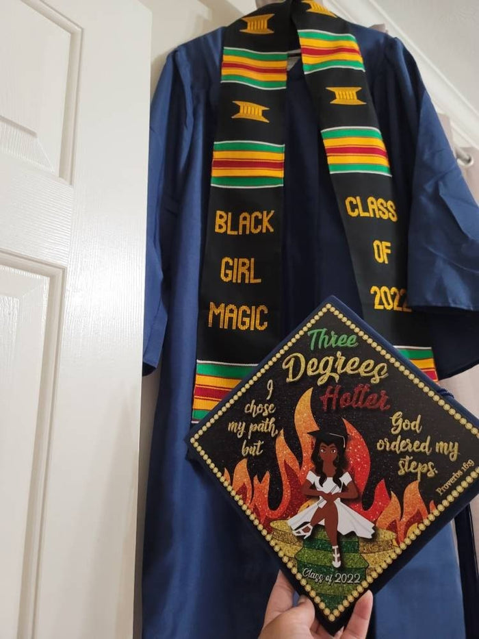 Hand holding Three Degrees Hotter cap