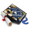Pretty Educated and Graduated Grad Cap Topper, Class of 2026, Graduation Gifts - Tassel Toppers - Professionally Decorated Grad Caps