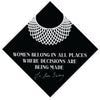 Ruth Bader Ginsburg Grad Cap Topper, Class of 2026, Graduation Gifts - Tassel Toppers - Professionally Decorated Grad Caps