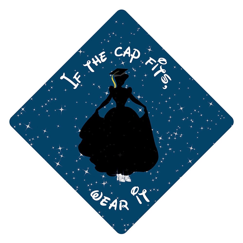 Cinderella Grad Cap Tassel Topper, Class of 2026, Graduation Gifts - Tassel Toppers - Professionally Decorated Grad Caps