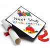 Elementary Graduation Cap - Next Stop Kindergarten Tassel Topper - Tassel Toppers - Professionally Decorated Grad Caps
