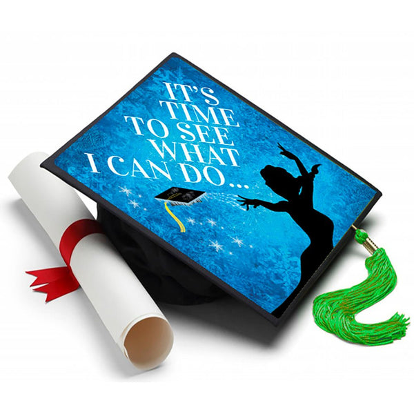 Frozen - Disney Grad Cap Tassel Topper, Class of 2026, Graduation Gifts - Tassel Toppers - Professionally Decorated Grad Caps