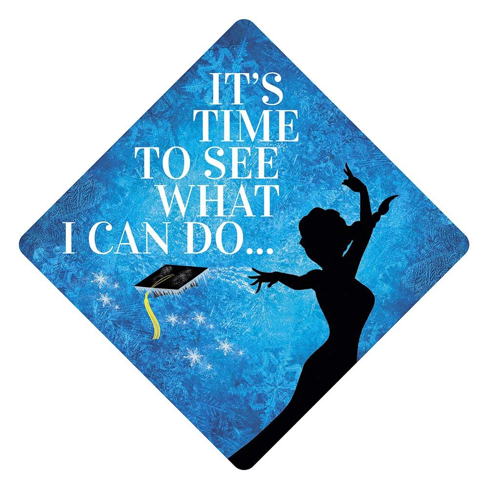 Frozen - Disney Grad Cap Tassel Topper, Class of 2026, Graduation Gifts - Tassel Toppers - Professionally Decorated Grad Caps