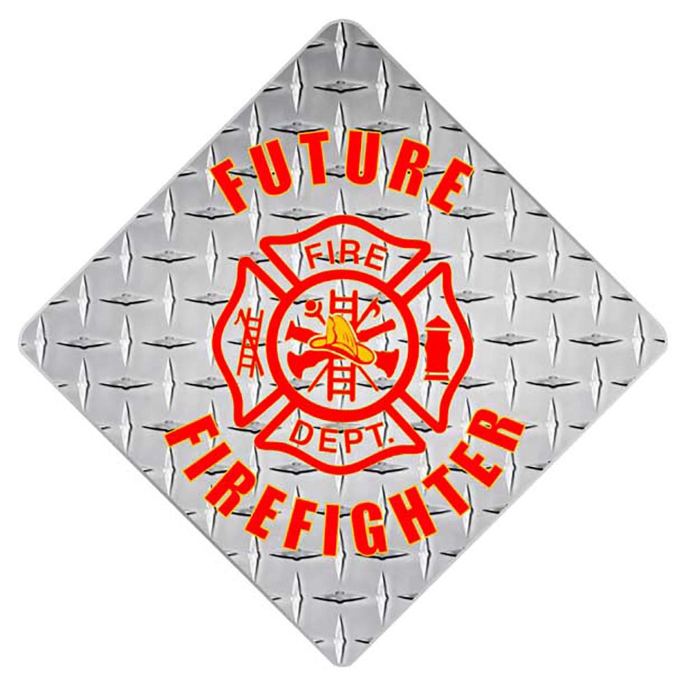 Future Firefighter Grad Cap Tassel Topper, Class of 2026, Graduation Gifts - Tassel Toppers - Professionally Decorated Grad Caps