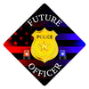 Future Police Officer Grad Cap Tassel Topper, Class of 2026, Graduation Gifts - Tassel Toppers - Professionally Decorated Grad Caps
