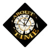 Graduation Cap Topper ™ - About Time - Tassel Topper, Class of 2026, Graduation Gifts - Tassel Toppers - Professionally Decorated Grad Caps