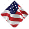 Graduation Cap Topper  ™ - American Flag - Tassel Topper - Tassel Toppers - Professionally Decorated Grad Caps
