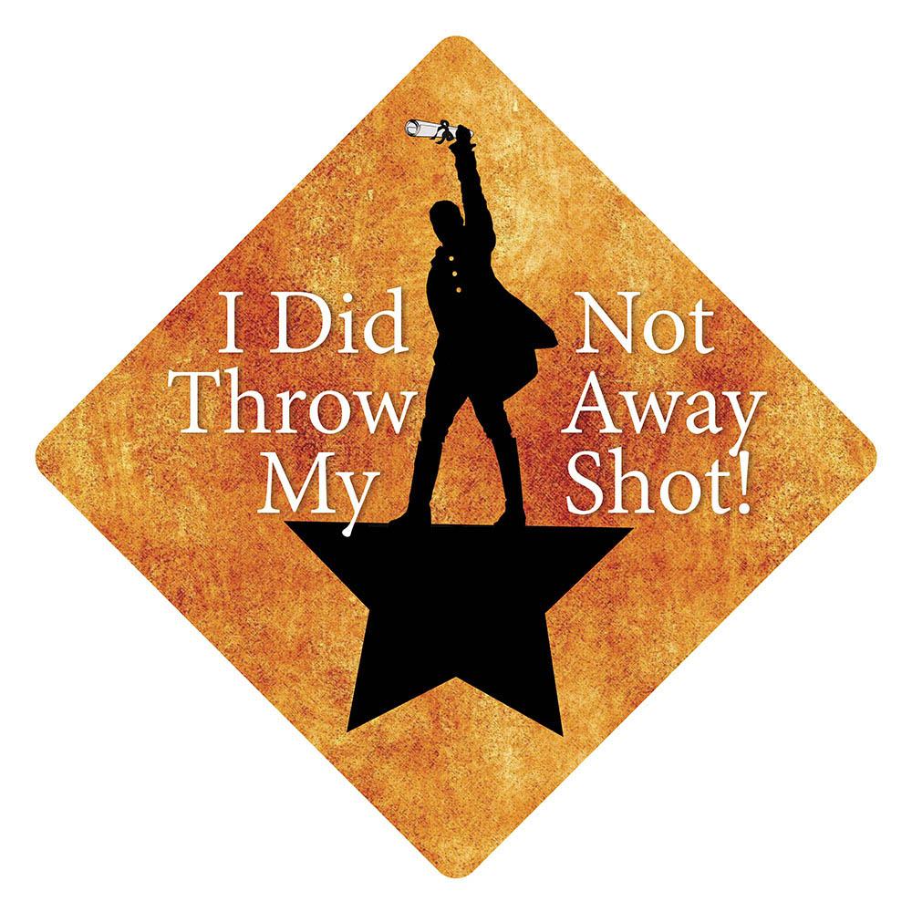 Hamilton - Broadway Show Grad Cap Tassel Topper, Class of 2026, Graduation Gifts - Tassel Toppers - Professionally Decorated Grad Caps