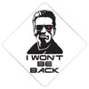 I Won't Be Back Grad Cap Tassel Topper - Tassel Toppers - Professionally Decorated Grad Caps