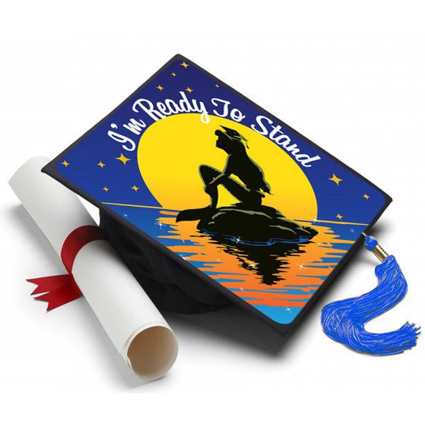 Little Mermaid Grad Cap Tassel Topper, Class of 2026, Graduation Gifts - Tassel Toppers - Professionally Decorated Grad Caps