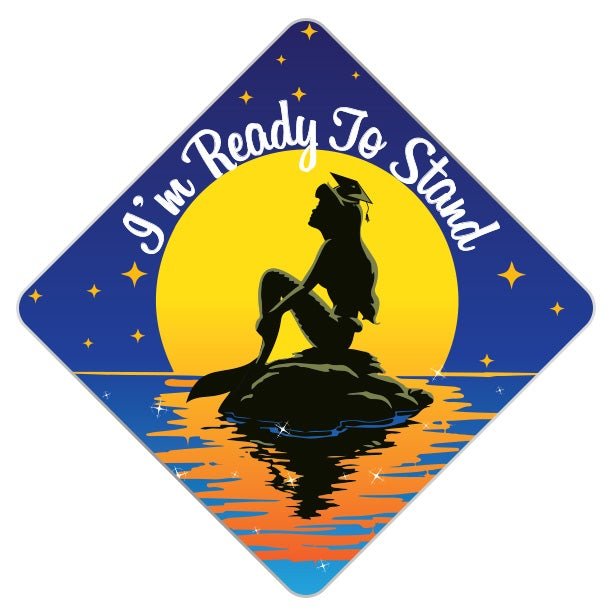 Little Mermaid Grad Cap Tassel Topper, Class of 2026, Graduation Gifts - Tassel Toppers - Professionally Decorated Grad Caps