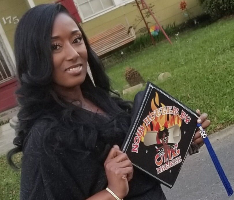 One Degree Hotter Grad Cap Tassel Topper, Class of 2026, Graduation Gifts - Tassel Toppers - Professionally Decorated Grad Caps