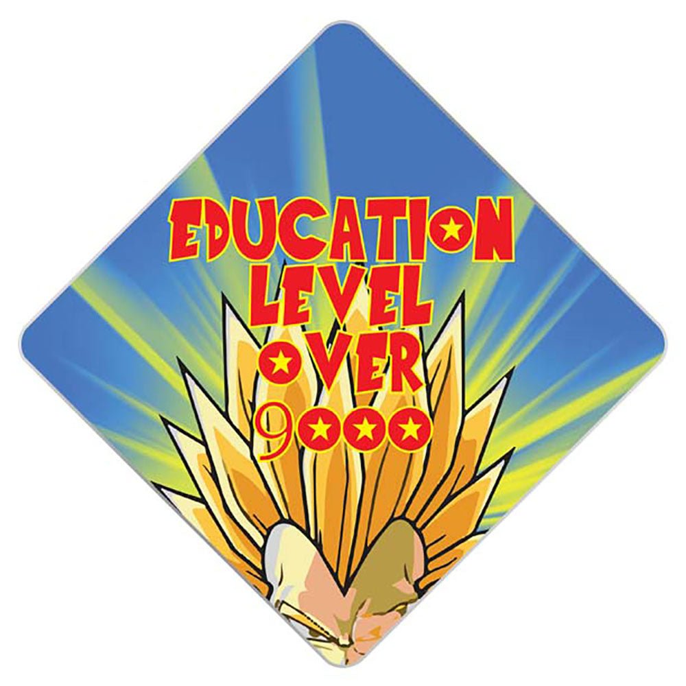 Over 9000 Grad Cap Tassel Topper, Class of 2026, Graduation Gifts - Tassel Toppers - Professionally Decorated Grad Caps