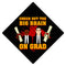 Pulp Fiction Grad Cap Tassel Topper - Tassel Toppers - Professionally Decorated Grad Caps