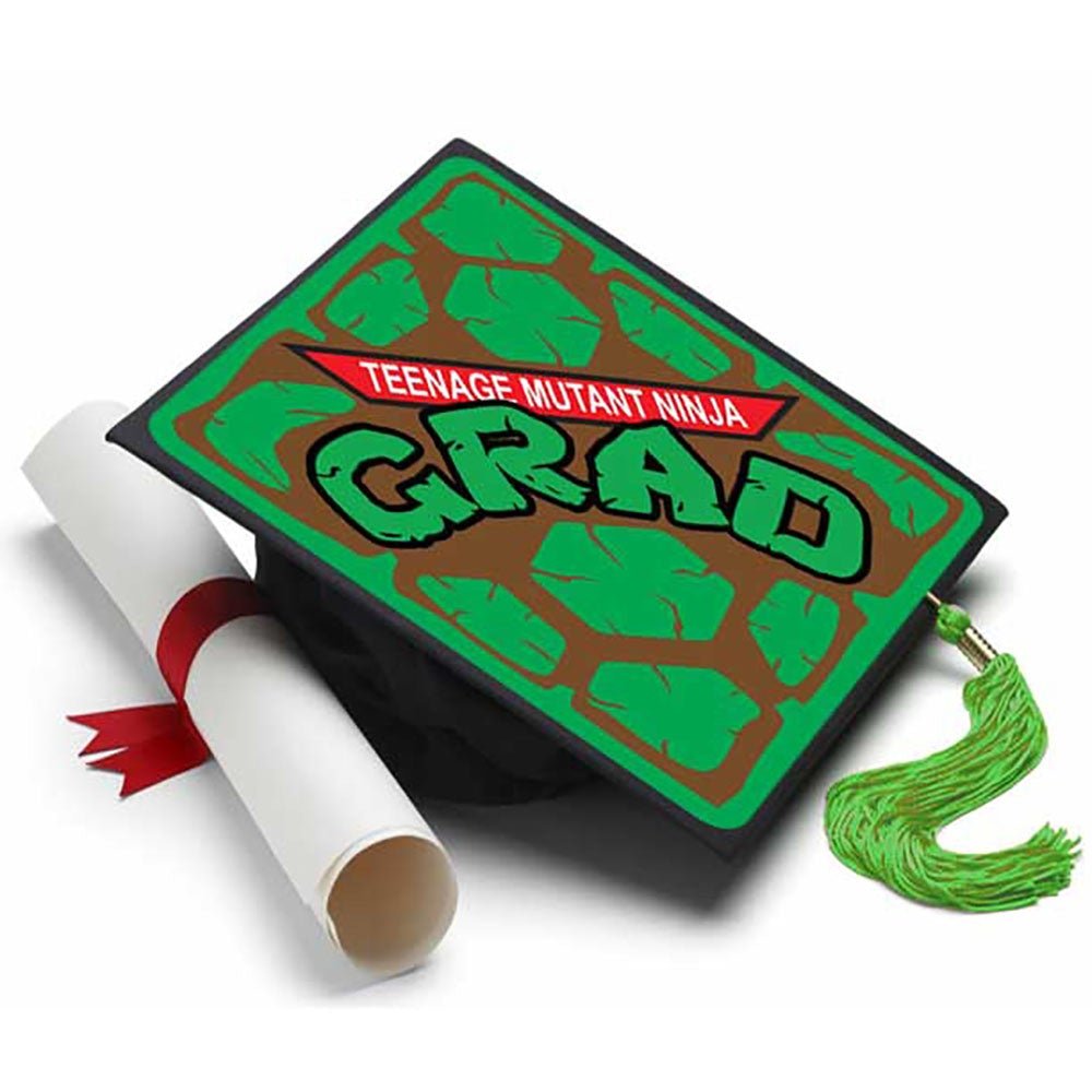 Teenage Mutant Ninja Grad Cap Tassel Topper, Class of 2026, Graduation Gifts - Tassel Toppers - Professionally Decorated Grad Caps