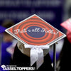 Thats All Folks Grad Cap Tassel Topper, Class of 2026, Graduation Gifts - Tassel Toppers - Professionally Decorated Grad Caps