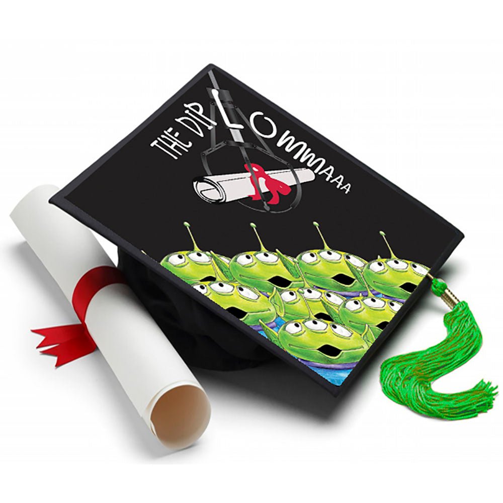 The Diploma Grad Cap Tassel Topper, Class of 2026, Graduation Gifts - Tassel Toppers - Professionally Decorated Grad Caps