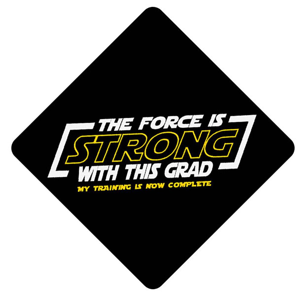 The Force is Strong - Star Wars Grad Cap Tassel Topper, Class of 2026, Graduation Gifts - Tassel Toppers - Professionally Decorated Grad Caps