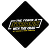 The Force is Strong - Star Wars Grad Cap Tassel Topper, Class of 2026, Graduation Gifts - Tassel Toppers - Professionally Decorated Grad Caps