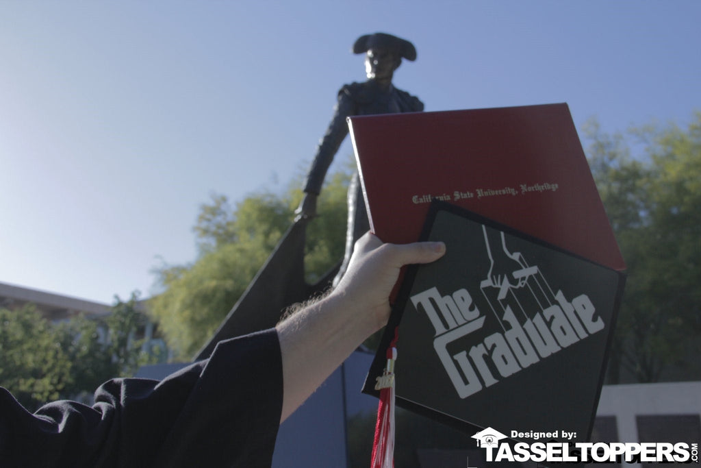 The Graduate Grad Cap Tassel Topper - Tassel Toppers - Professionally Decorated Grad Caps