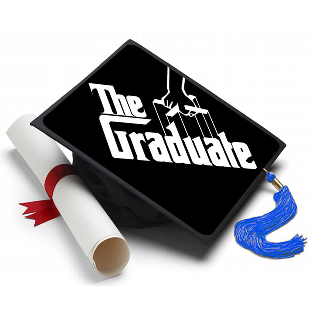The Graduate Grad Cap Tassel Topper - Tassel Toppers - Professionally Decorated Grad Caps